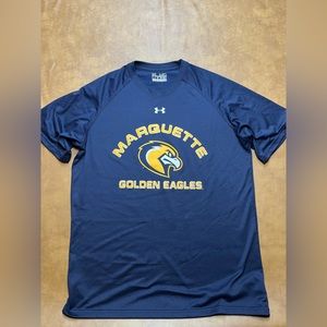 Under Armour - Marquette Golden Eagles - Navy Blue Shirt - Medium